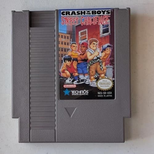 Crash 'N the Boys: Street Challenge Nintendo NES Technos Game Cartridge only