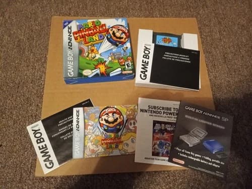 Mario Pinball Land Gameboy Advance Complete In Box