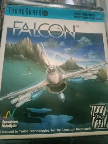 Falcon -- CIB- Complete In Box - TurboGrafx 16 TG-16 Nice!