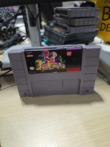 Mighty Morphin Power Rangers SNES, 1992 Authentic