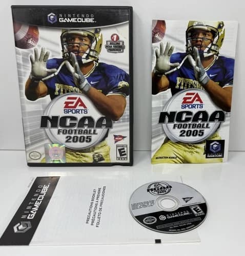 Z2) NCAA Football 2005 (Nintendo GameCube, 2004) - Tested! Wii Compatible