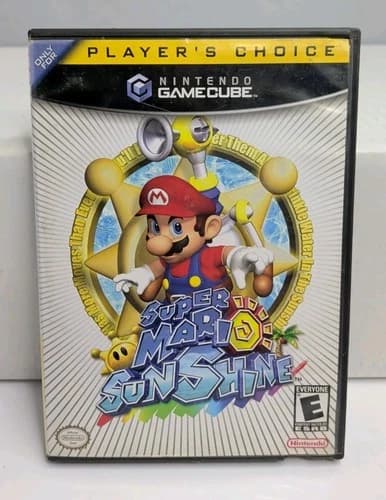 Super Mario Sunshine for Nintendo GameCube Fully Complete, Tested, Ships Fast A7
