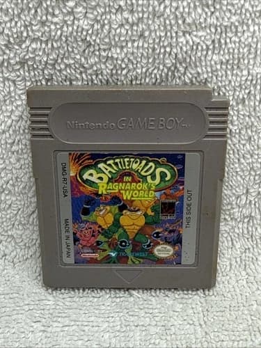 Battletoads in Ragnarok's World (Nintendo Game Boy) Authentic