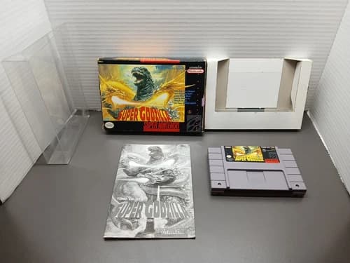 Super Godzilla (Super Nintendo Entertainment System, 1993) CIB w/ Manual