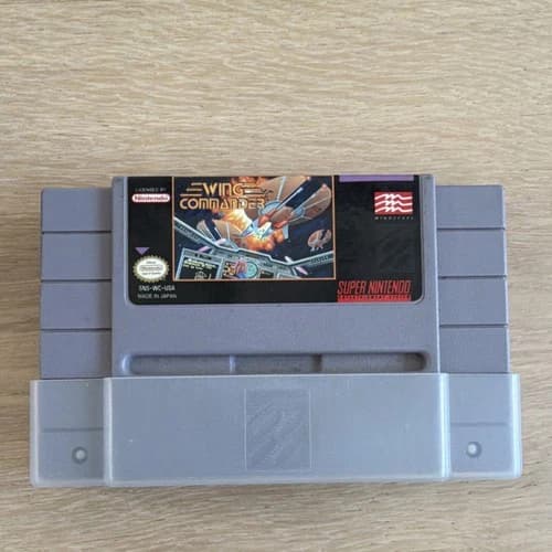 Mindscape Wing Commander Super Nintendo SNES Game Cartridge