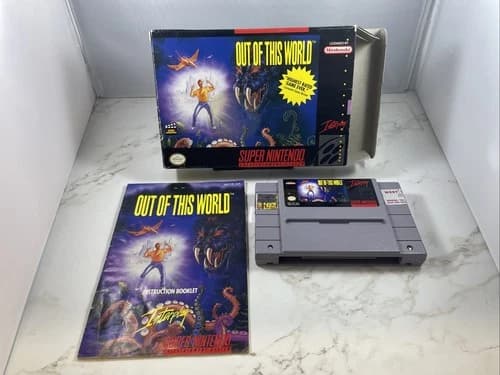 Out of This World - Nintendo SNES - CiB