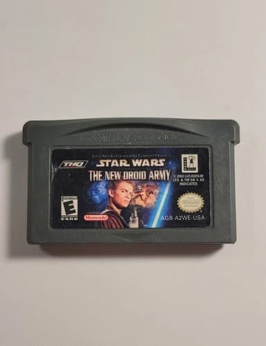 Star Wars: The New Droid Army Game Boy Advance (GBA) CARTRIDGE: TESTED-UNTRACKED