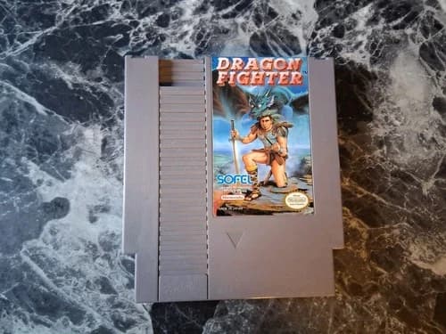 Dragon Fighter Nintendo NES Authentic Tested Contacts Cleaned