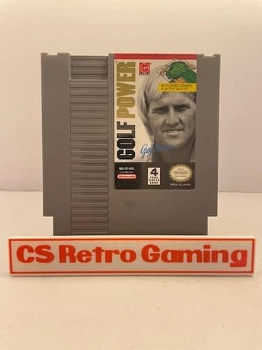Greg Norman's Golf Power (Nintendo NES) Authentic Cleaned Tested Working