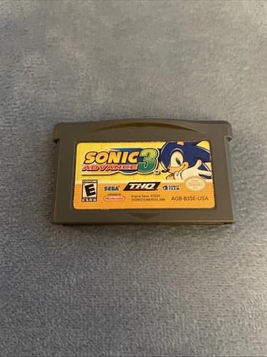 Nintendo Game Boy Advance Sonic Advance 3 Cartridge Only