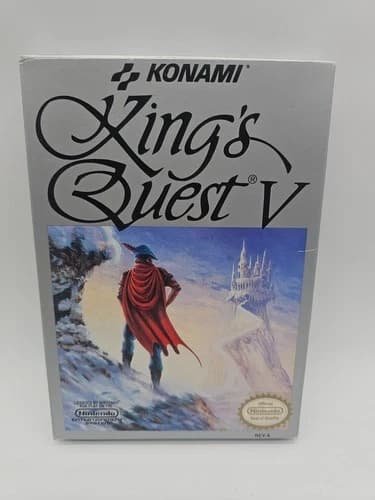 King's Quest V - Nintendo Entertainment System NES - Complete In Box CIB