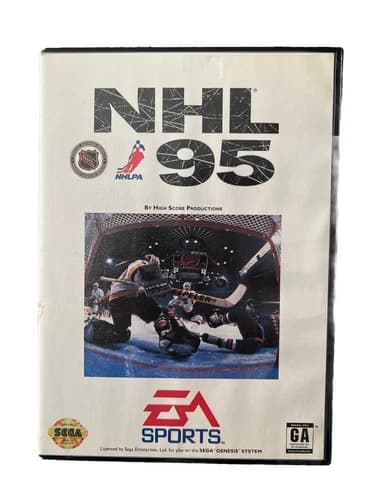NHL 95 (Sega Genesis, 1994) CIB COMPLETE