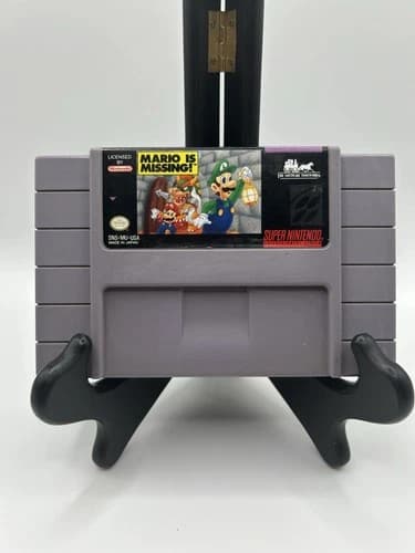 Mario is Missing SNES (Super Nintendo, 1993) Authentic Tested Working