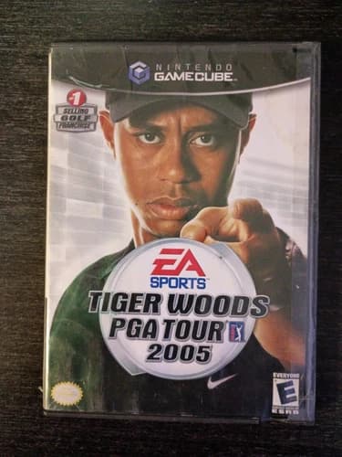 Tiger Woods PGA Tour 2005 Nintendo Gamecube Complete Authentic Good Shape Discs
