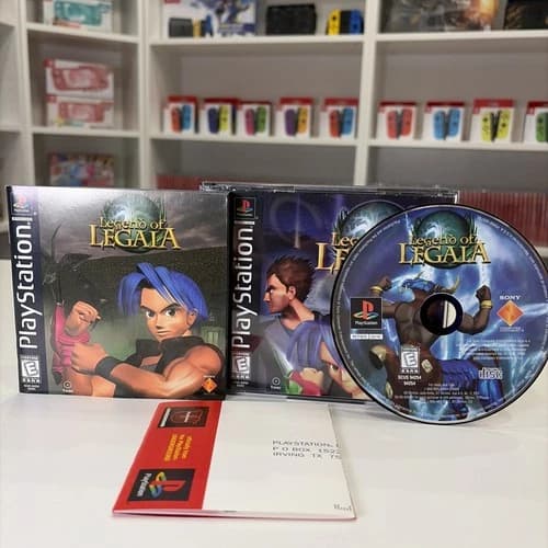 Legend of Legaia (Sony PlayStation 1, 1999) PS1 PSOne PSX 2 3 Black Label