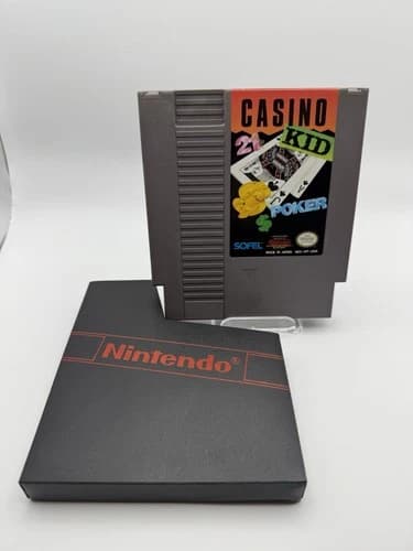 Casino Kid (Nintendo Entertainment System, 1989) Cleaned And TESTED