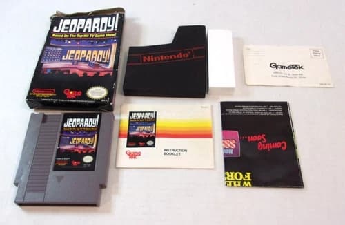 Used Complete Jeopardy Nintendo Entertainment System NES Free Shipping!