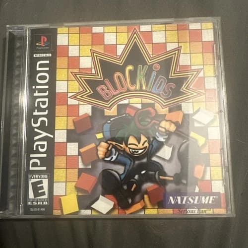 Blockids Sony Playstation 1 Game PS1 Complete - Cib
