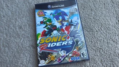 Sonic Riders Nintendo GameCube CIB Black Label Sega Authentic Tested