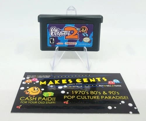Mr Driller 2 (Game Boy Advance, GBA) Cartridge Cart Authentic - NICE USA