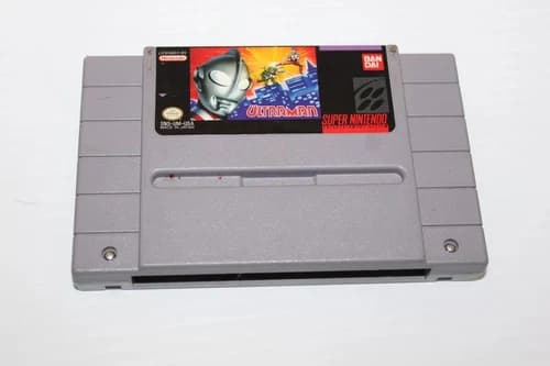 Ultraman Super Nintendo SNES 1991 Authentic and Tested Cart
