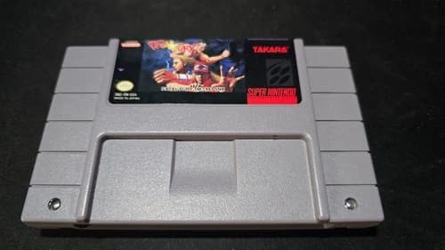 Fatal Fury 1 Takara Authentic Super Nintendo SNES NRMT condition game cartridge