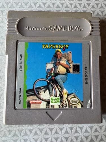 Nintendo Paperboy 2 Game Boy Authentic Cartridge Tested & Working!