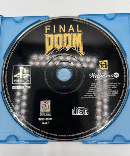 Final Doom PS1 PlayStation 1 Disc Only