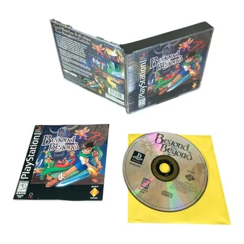 Sony PlayStation 1 PS1 CIB COMPLETE TESTED Beyond the Beyond 1996