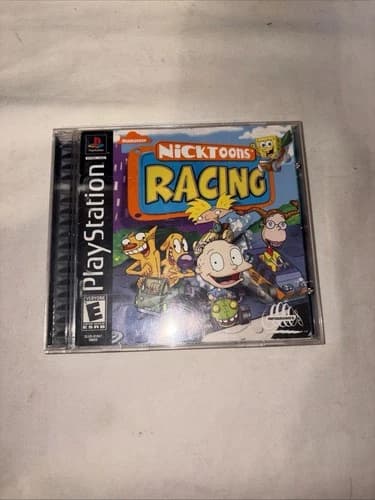 Nicktoons Racing Sony PlayStation 1 Complete CIB Tested