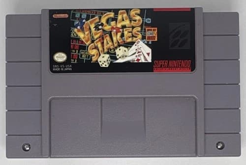 Vegas Stakes Super Nintendo SNES Nintendo