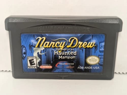 Nancy Drew: Message in a Haunted Mansion (Nintendo GameBoy Advance, GBA, 2001)