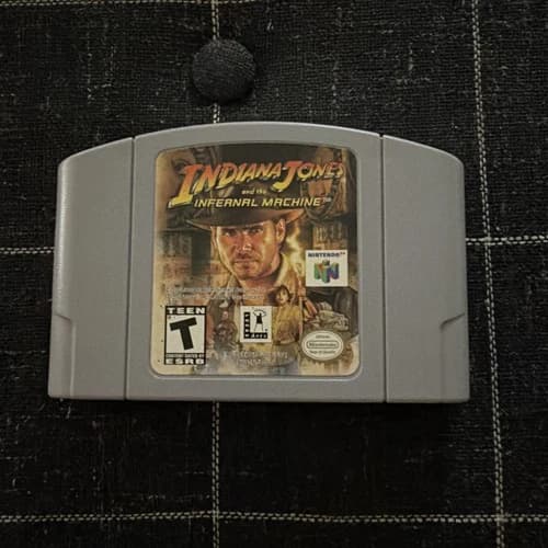 Indiana Jones and the Infernal Machine Nintendo 64 N64 Authentic Tested Loose