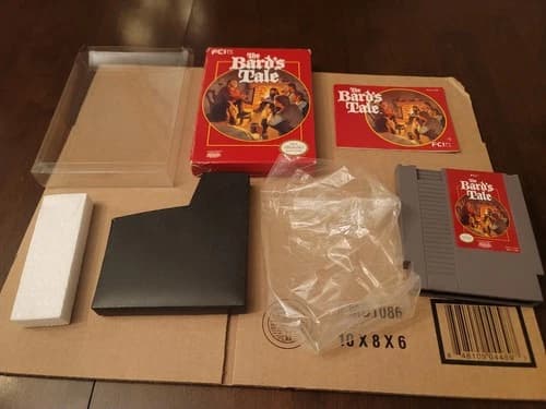Bard's Tale (Nintendo NES, 1991) Box Manual and Cart - Tested, Authentic!