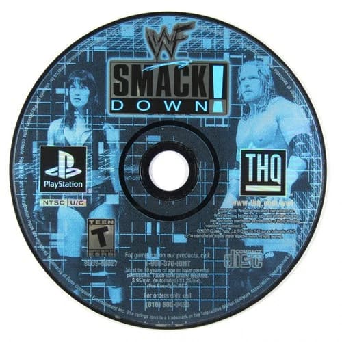 WWF Smackdown Playstation Authentic Tested Disc Only