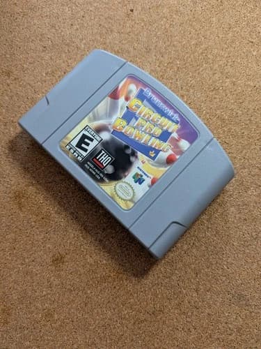 Brunswick Circuit Pro Bowling (Nintendo 64 N64, 1999) Authentic & Tested