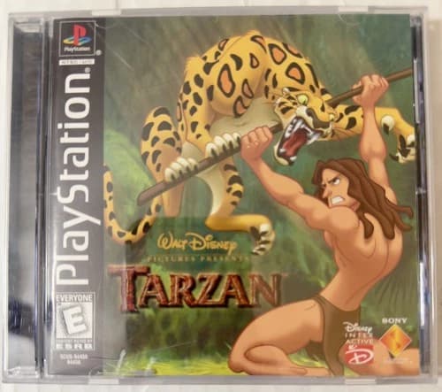 Disney’s Tarzan - Playstation - CIB - Black Label Tested & Working!