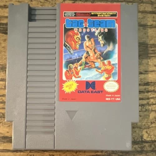 Data East Tag Team Wrestling Nintendo NES Game Cartridge NTSC-U/C US/Canada