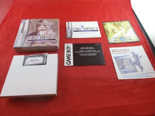 Final Fantasy IV Advance (Nintendo Game Boy Advance, 2005) COMPLETE w/ Box