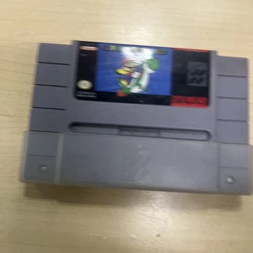 Nintendo Super Mario World (1991) Super Nintendo SNES, NTSC-U/C Game Cartridge