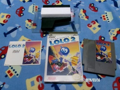 #916 NES Adventures of Lolo 2 CiB with Box Manual Nintendo 1990 complete VG