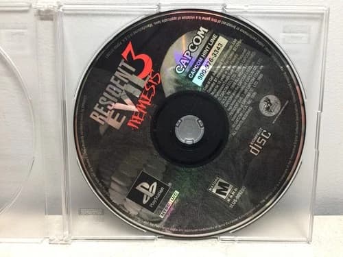 TESTED PS1 Resident Evil 3: Nemesis (Sony PlayStation 1, 1999) Game Disc ONLY
