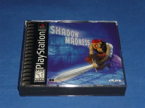 SHADOW MADNESS (SONY PLAYSTATION ONE PS1 PSX, 1999) COMPLETE W/REG CARD