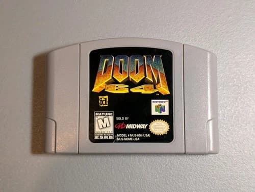 Doom 64 (Nintendo 64 N64) Authentic - Cartridge Only - Tested