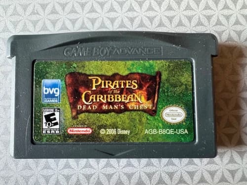 Pirates Of The Caribbean Dead Man's Chest (Game Boy Advance) GBA Authentic Test!
