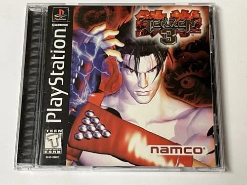 Tekken 3 (Sony PlayStation 1, 1998) Black Label Ps1 CIB Manual Tested