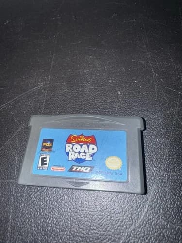 The Simpsons: Road Rage (Nintendo Gameboy Advance, 2003) GBA Tested