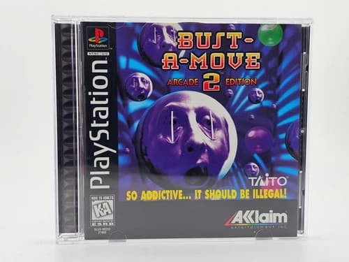 Sony Playstation 1 PS1 Bust A Move 2 CIB Cleaned & Tested