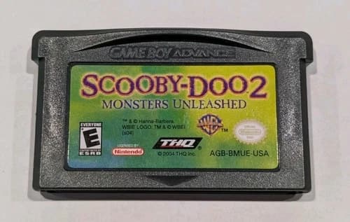 Scooby-Doo 2 Monsters Unleashed Game Boy Advance Authentic Tested