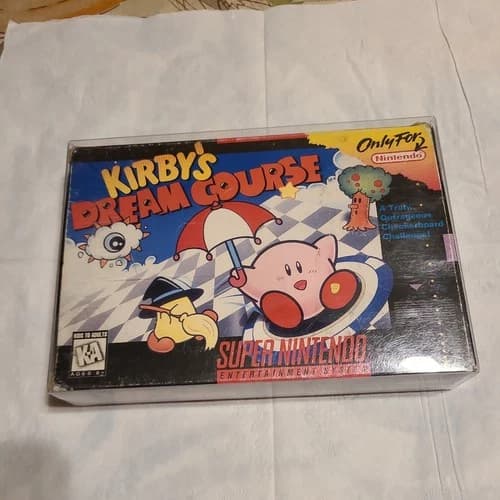 Kirby's Dream Course Super Nintendo Entertainment System SNES CIB